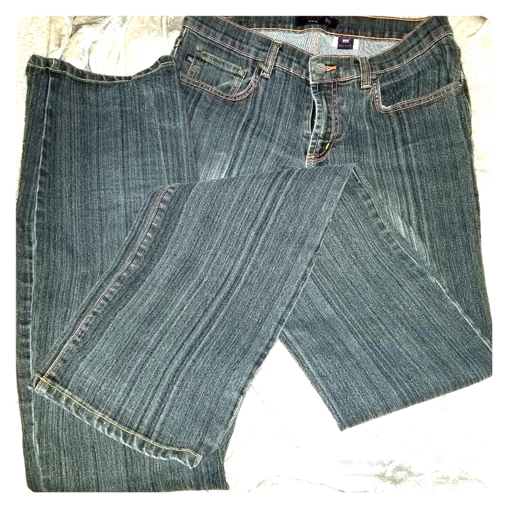 Faded black stretch Visoss jeans